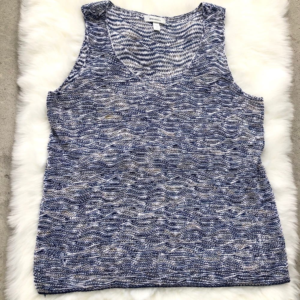 Dressbarn sleeveless sweater top shirt Sz woman 1x